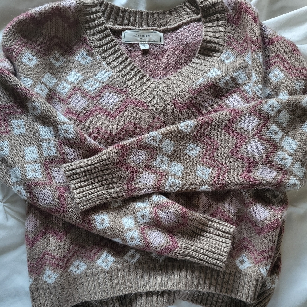 brown sweater